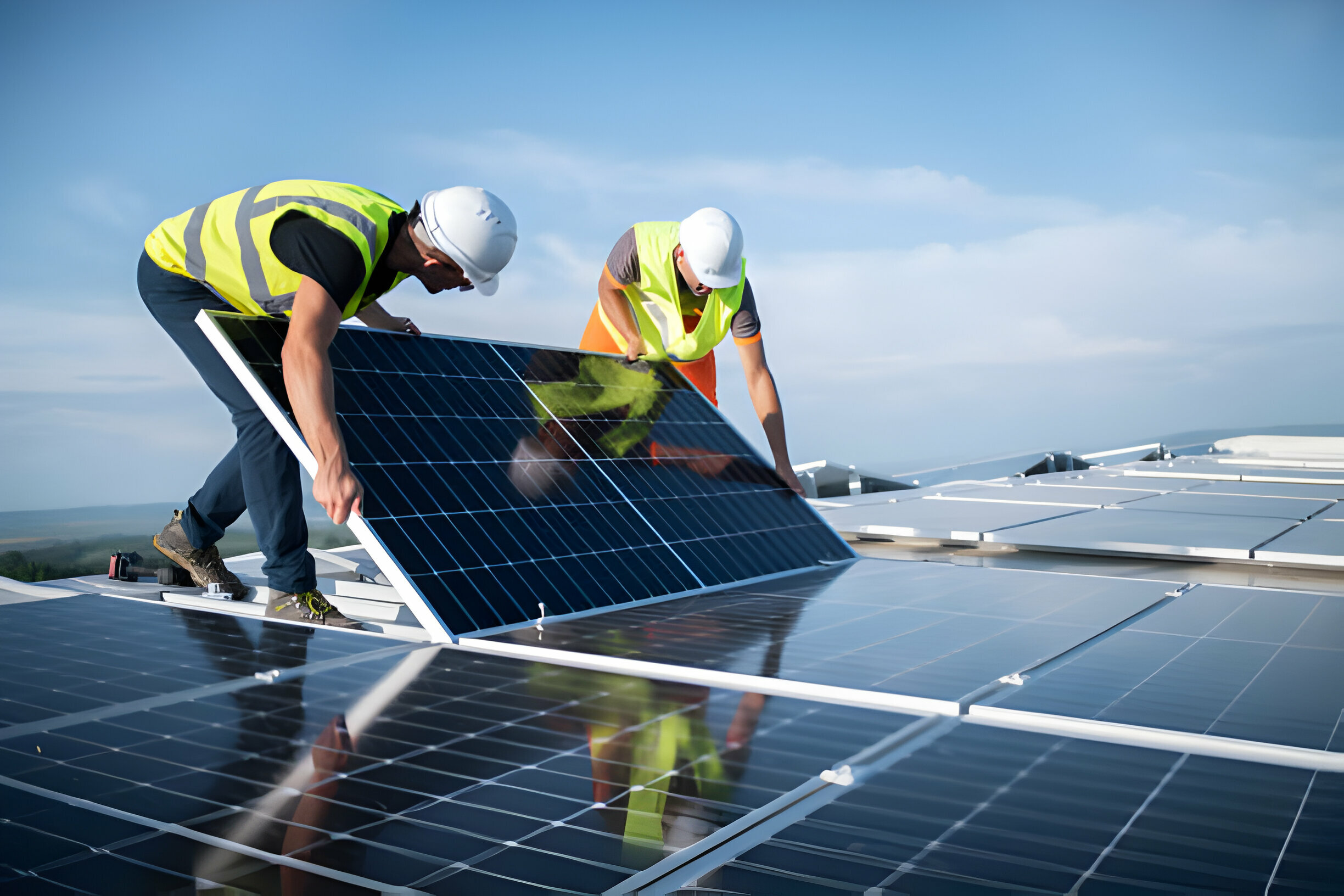 solar panel install